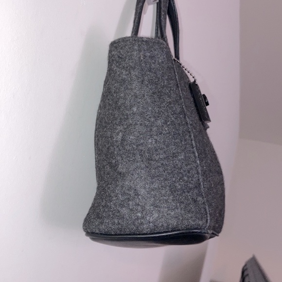 Coach • Charcoal Grey Wool with Black Accents - Picture 5 of 12